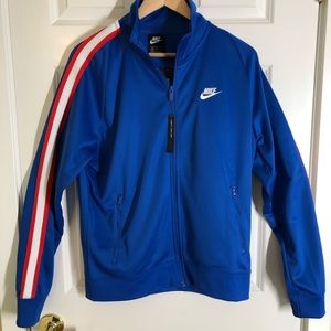 NEW! NIKE RETRO ARM STRIPE ZIP UP WARM UP
